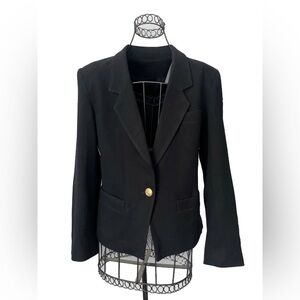 Classic Blazer w Gold Buttons - sz 4